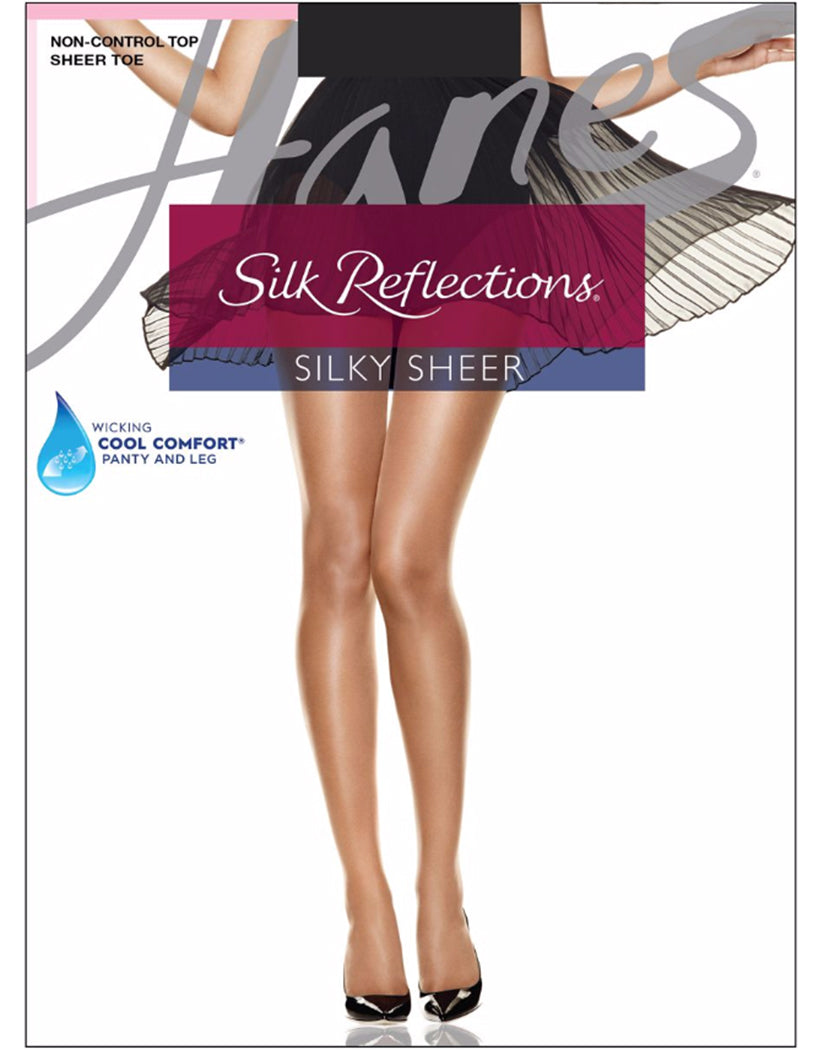 Hanes Silk Reflections Silky Sheer Pantyhose Sheer Toe 715