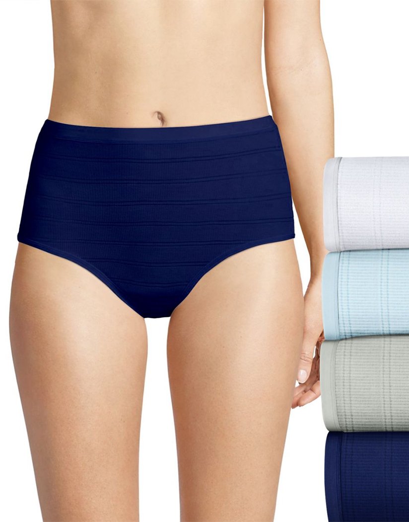 Hanes Originals Women's Mid-Thigh Boxer Brief Pack, Stretch Cotton Underwear,  4