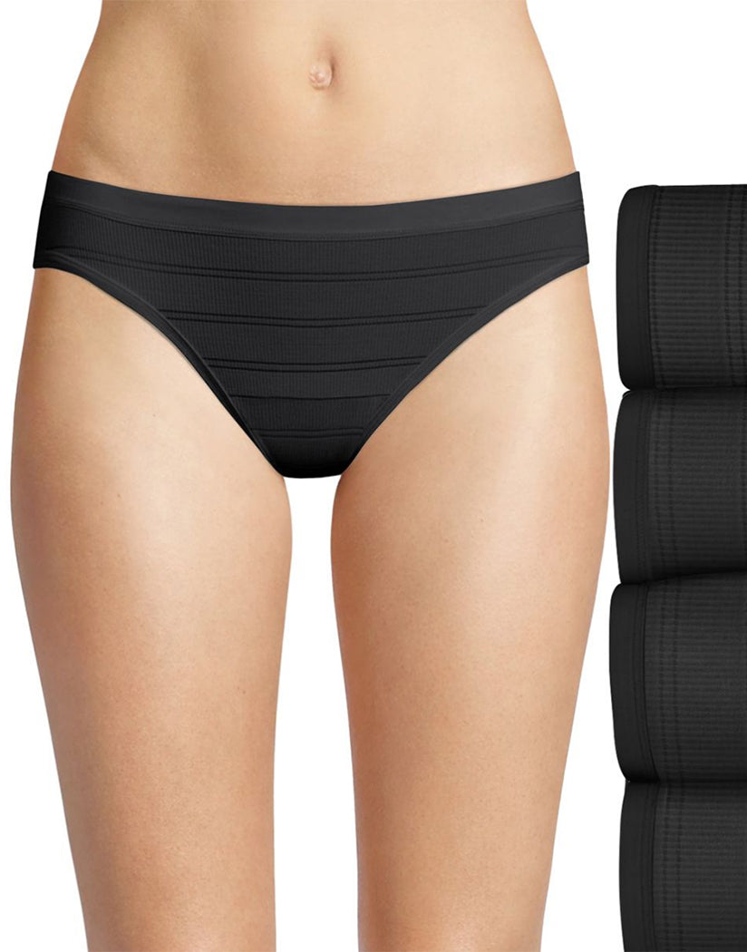 Hanes Women's Fresh & Dry Light Period Underwear Bikini 3-Pack