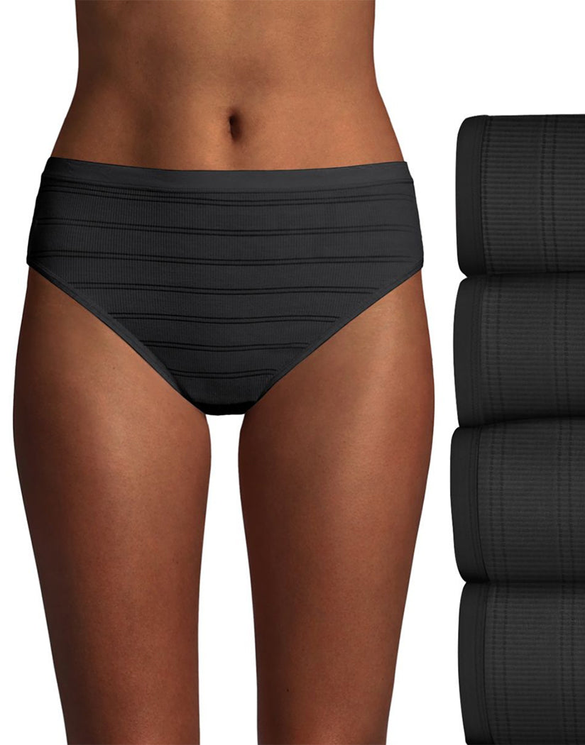 Hanes Originals Women’s Mid-Thigh Boxer Brief Pack, Stretch Cotton  Underwear, 4-Pack