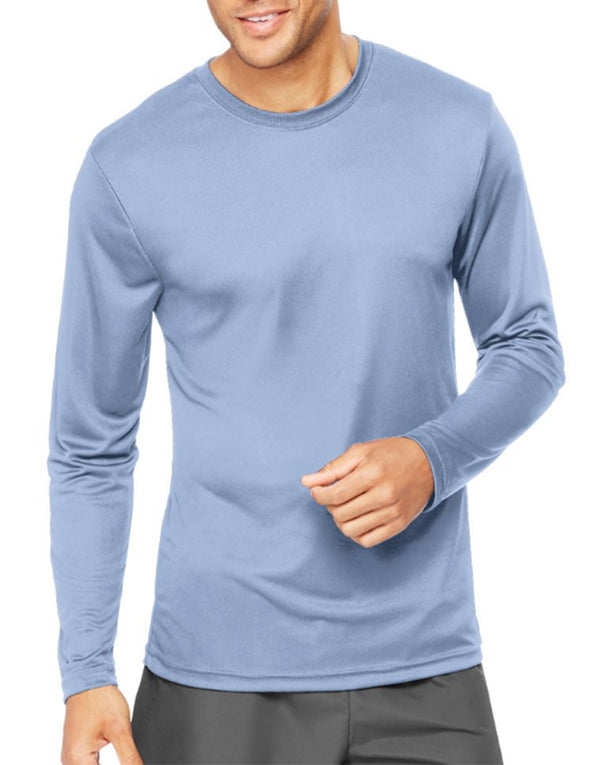 Hanes Men Cool Dri Performance Long-Sleeve T-Shirt 482L