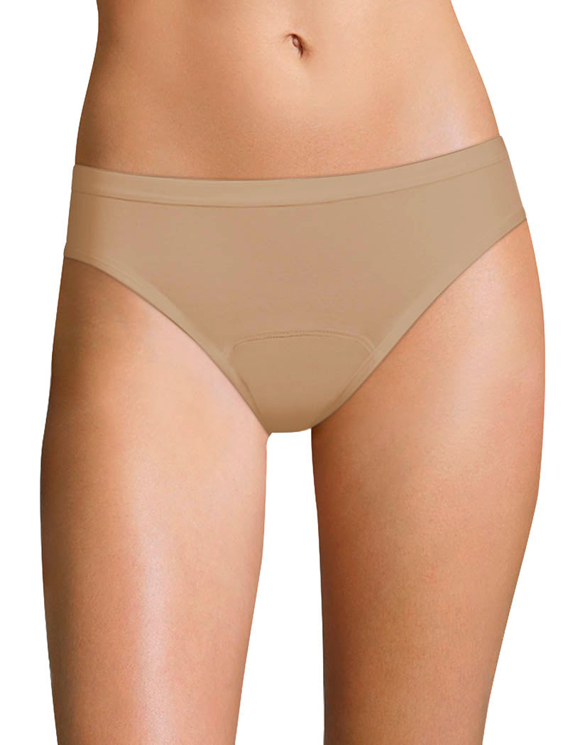 Hanes Comfort, Period. Women's Brief Period Underwear, Light