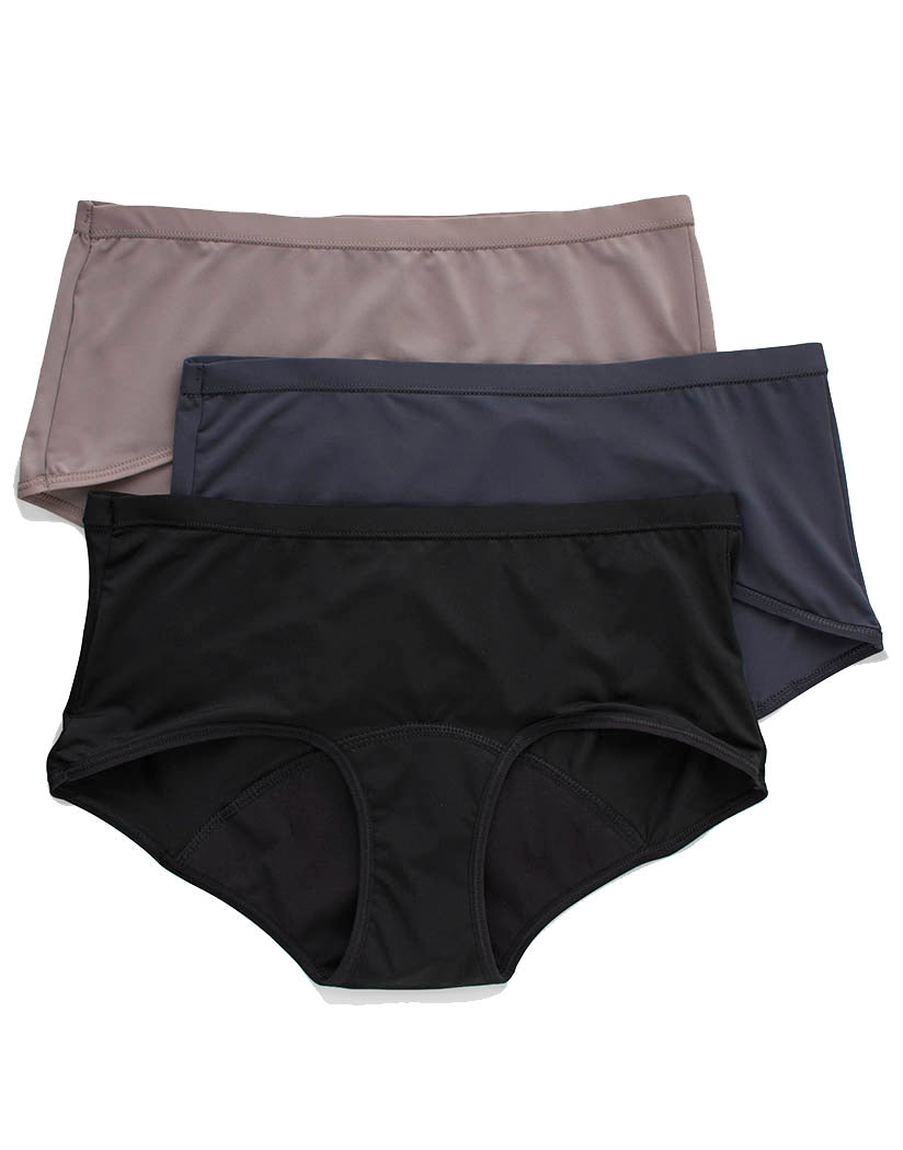 Maidenform Underwear, Cotton Boyshort Panties for Women, Assorted