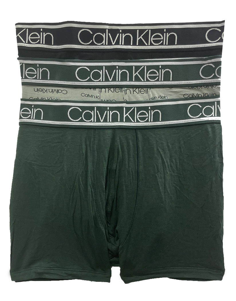 Calvin Klein Men's Body Modal 3-Pack Trunk, Black,S - US