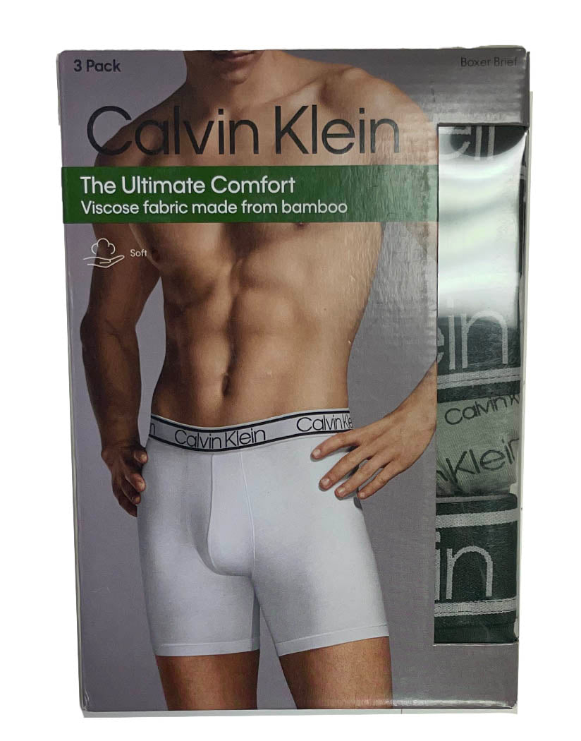 Calvin Klein Men's Microfiber Mesh Boxer Brief Underwear New Size Large