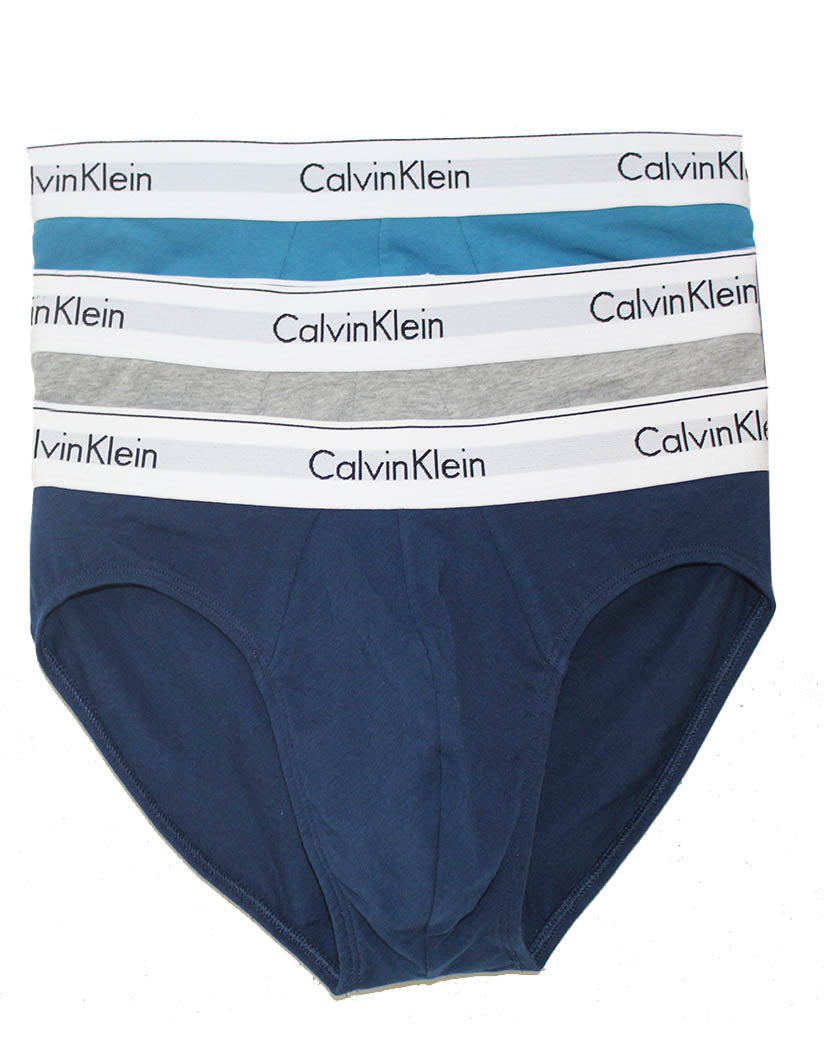 Calvin Klein Modern Cotton Bikini In Blue