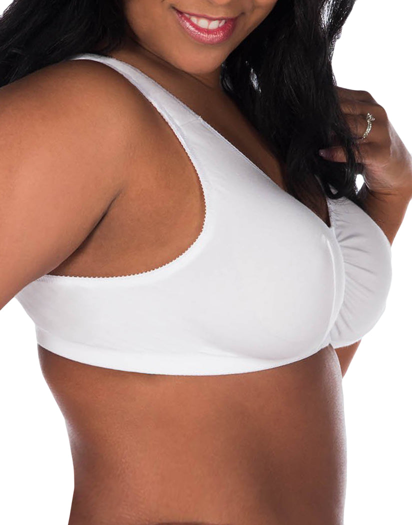 Leading Lady The Meryl Cotton Front Opening Wire-free Leisure Bra - So -  Curvy