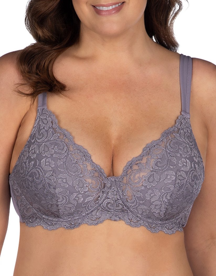 Leading Lady Scalloped Lace Underwire Full Figure Bra Style 5044