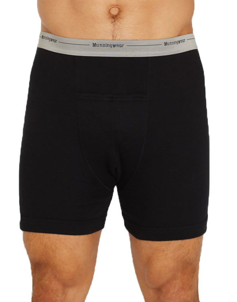 Hanes Ultimate Men's Cotton Boxer Brief Underwear, Comfort Flex Waistband,  Black/Grey, 5-Pack 2XL 