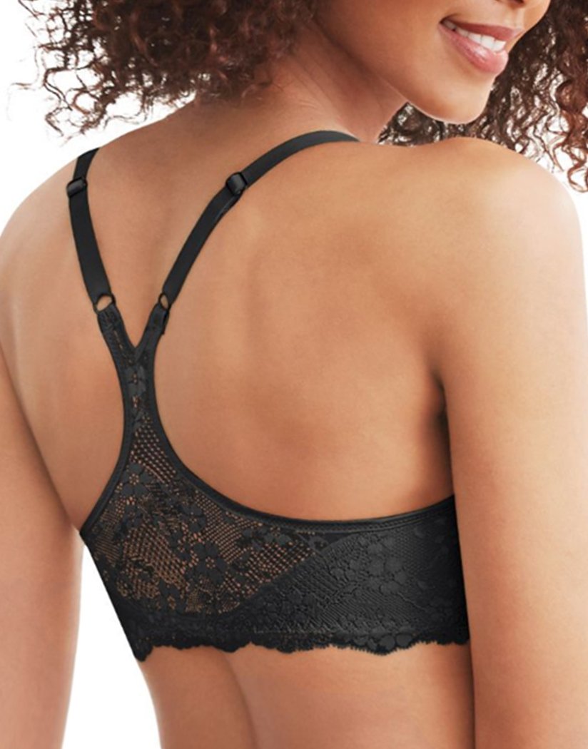 Maidenform Womens One Fab Fit Extra Coverage Lace T-Back  Bra(07112)-Black-38DD at  Women's Clothing store