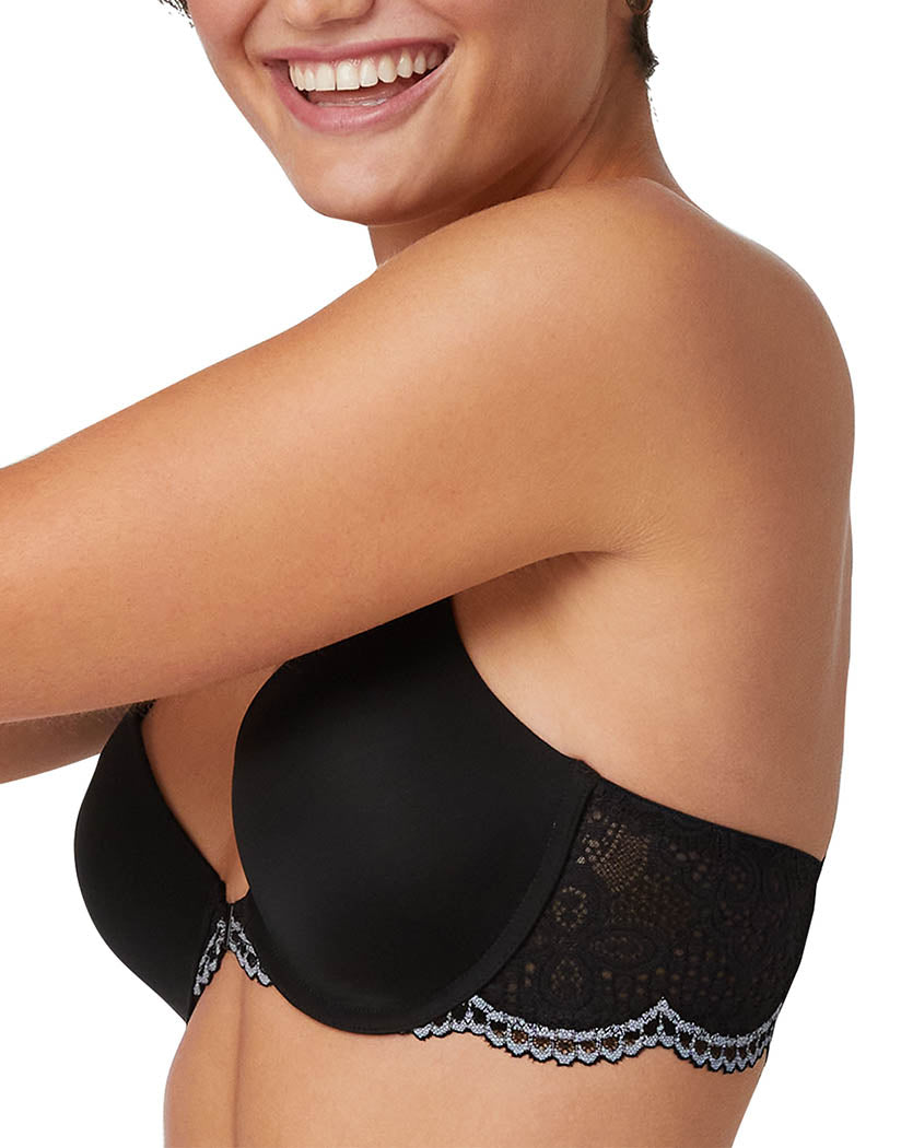 Maidenform One Fab Fit Front Closure Lace T-Back Bra 07112