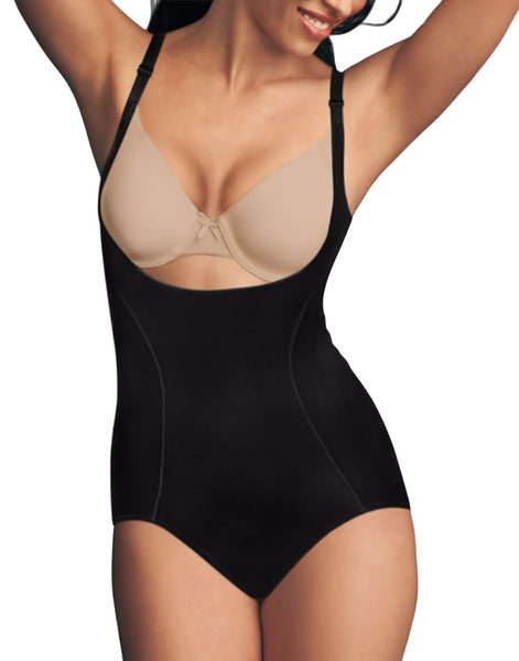 TrueShapers Seamless Mid-Thigh Invisible Open Bust Bodysuit