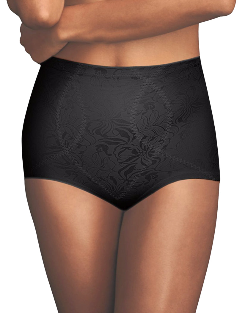 Flexees by Maidenform Firm Control Seamless Packaged Thighslimmer 83046  (2X-Large, Black)