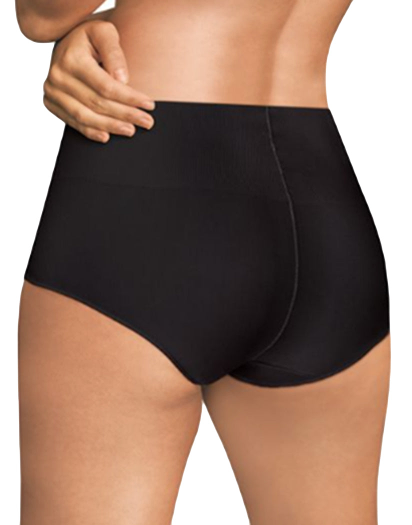 Maidenform Tame Your Tummy Firm Control Lace Shorty in Black