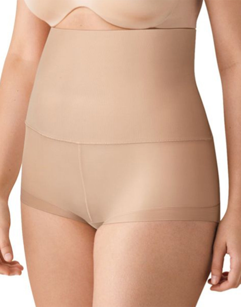 Maidenform High-Waist Thong Shapewear Nude 1/Transparent XL Women's