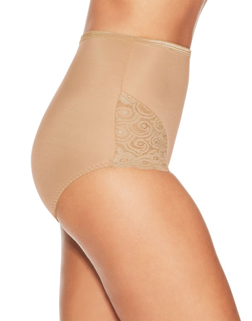 Bali Women's Shapewear Tummy Panel Brief Firm Control 2-Pack, Nude