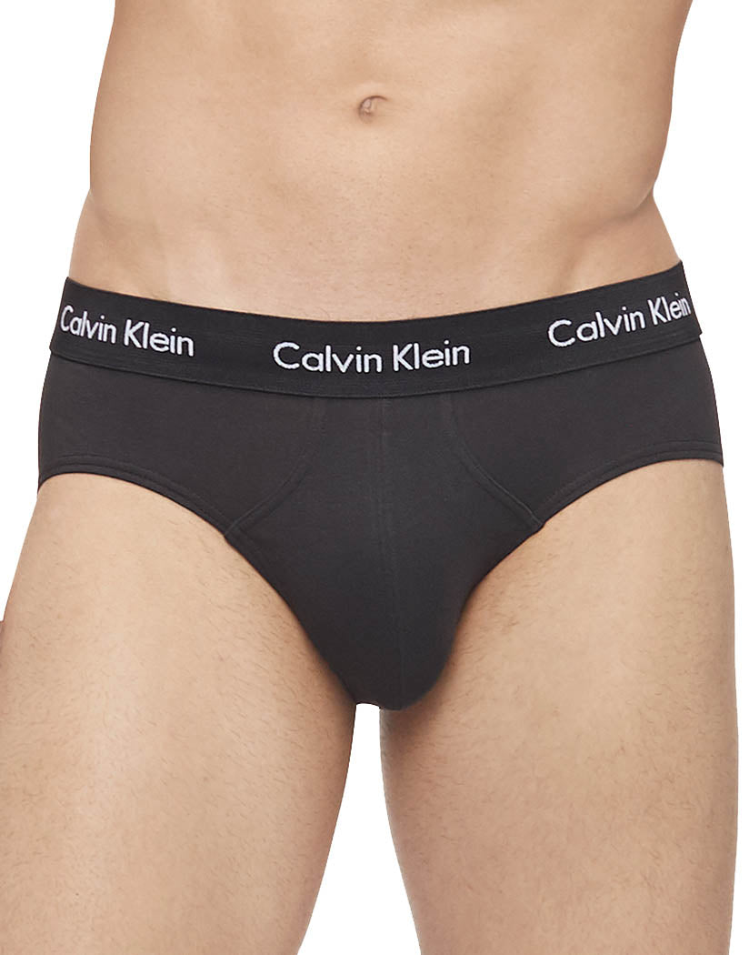 Mens Calvin Klein white Cotton Stretch Hip Briefs (Pack of 3