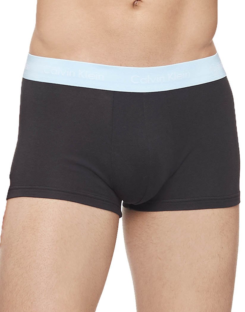 Calvin Klein Men's 3-Pack Cotton Stretch Low-Rise Trunk Underwear