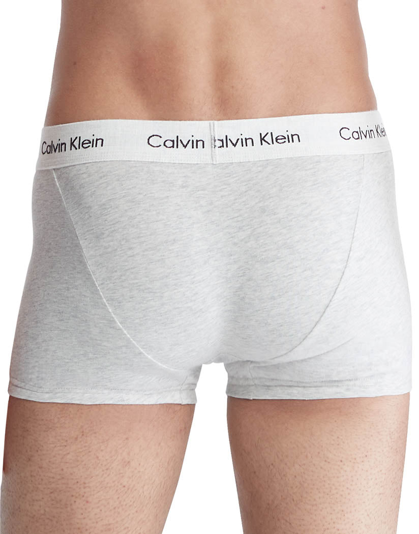 GetUSCart- Calvin Klein Men's Cotton Stretch Multipack Low Rise Trunks,  White, Small