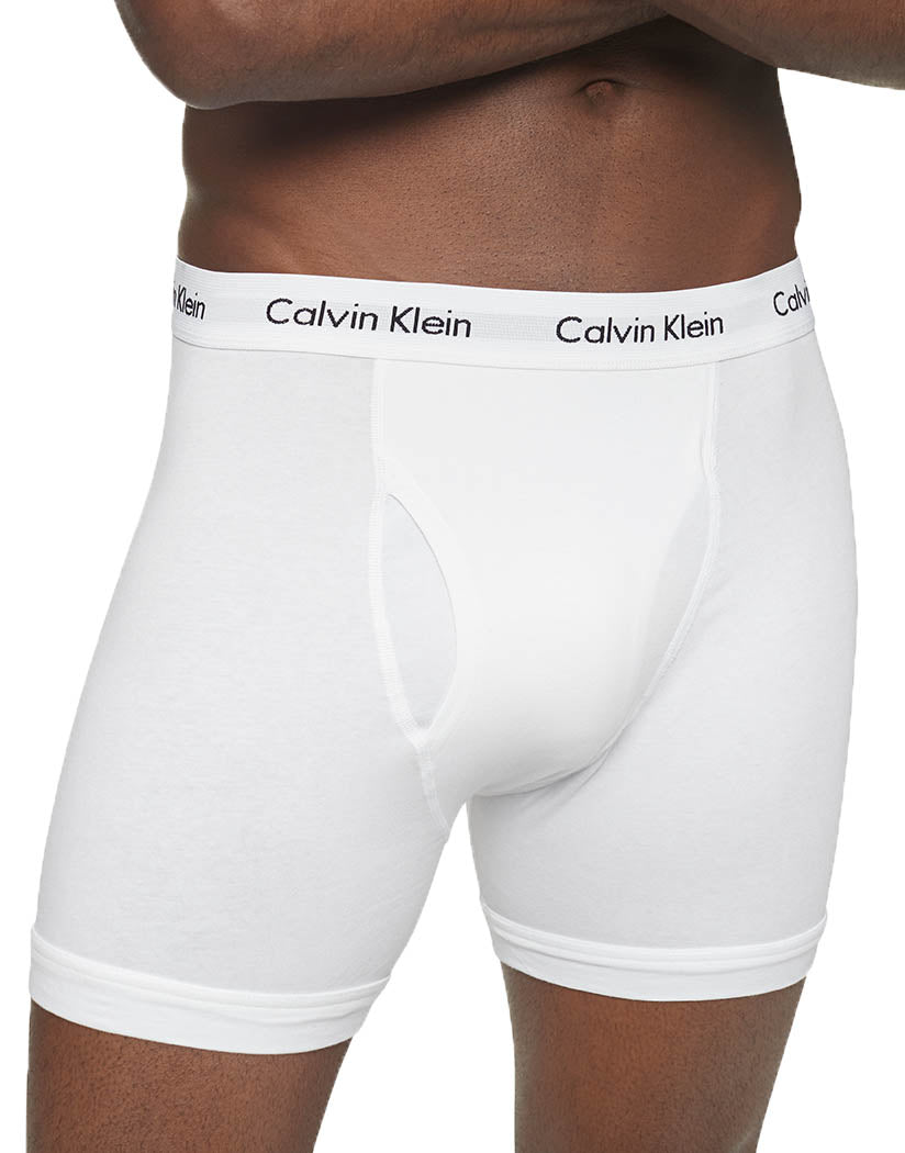CALVIN KLEIN UNDERWEAR Low-Rise Stretch-Cotton Boxer Briefs for Men