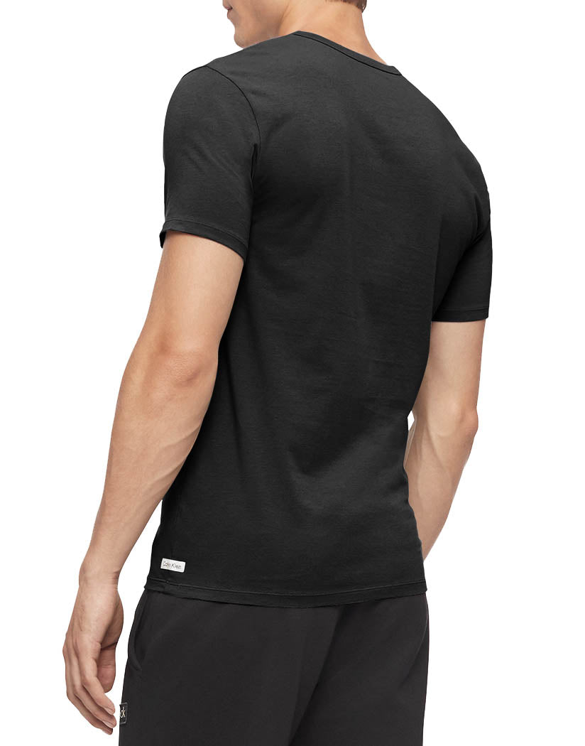 Calvin Klein Body Slim V Neck T Shirt 3 Pack in White for Men
