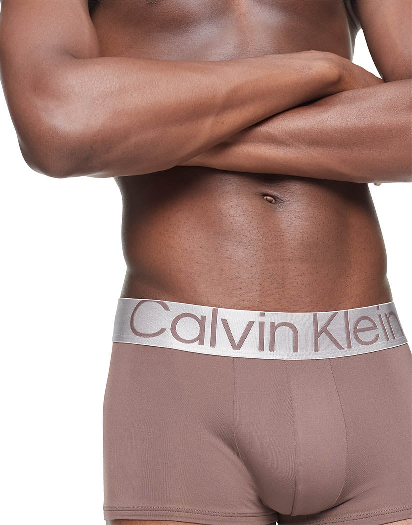Calvin Klein Steel Microfiber Trunk in White for Men