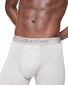 Black/ Blue Shadow/ Grey Heather Front Calvin Klein Eco Pure Modal 3-Pack Boxer Brief NB3188