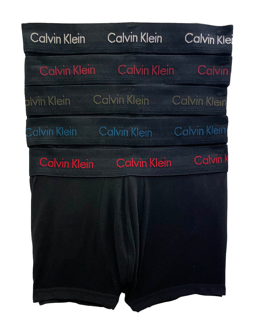 Calvin Klein Men's Micro Stretch Low Rise Trunk - 3 Pack, Black, Small 