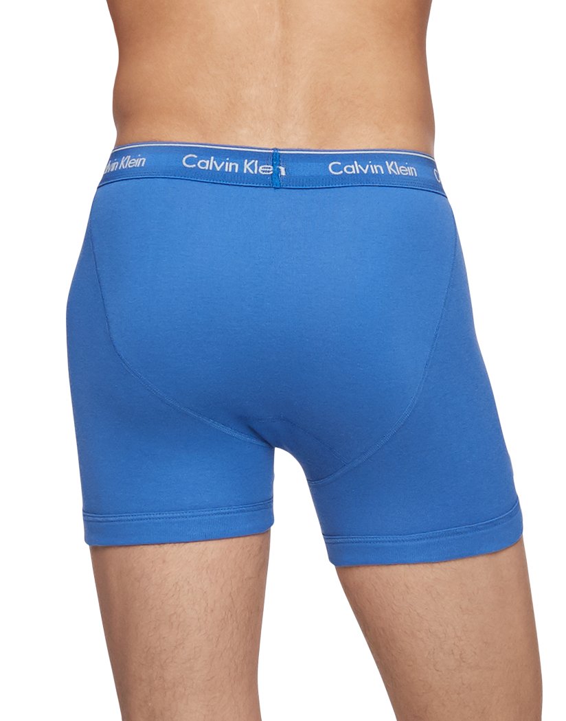 Calvin Klein Cotton Stretch 3-pack Boxer Brief in Blue for Men