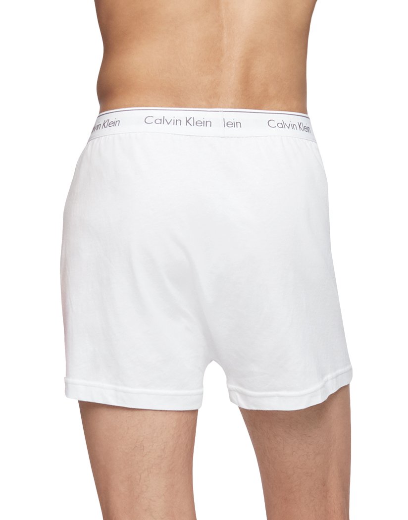 Calvin Klein Men's Cotton Classics 3-Pack Knit Boxer, 3 White, Small :  : Clothing, Shoes & Accessories