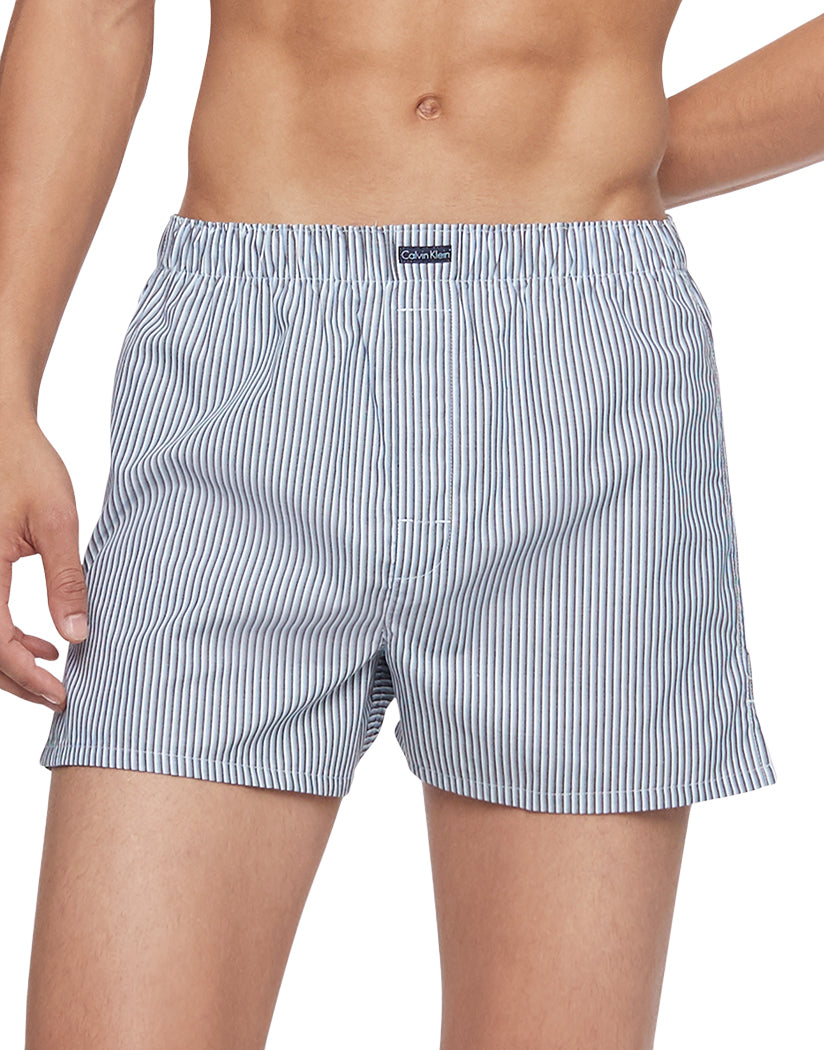 3 Pack Blue Woven Boxers