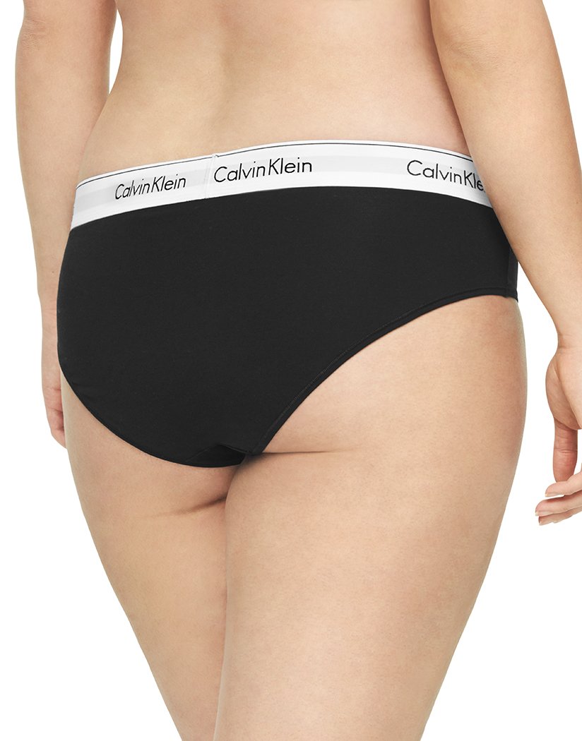 Calvin Klein Women's Modern Cotton Bikini, Black, Small