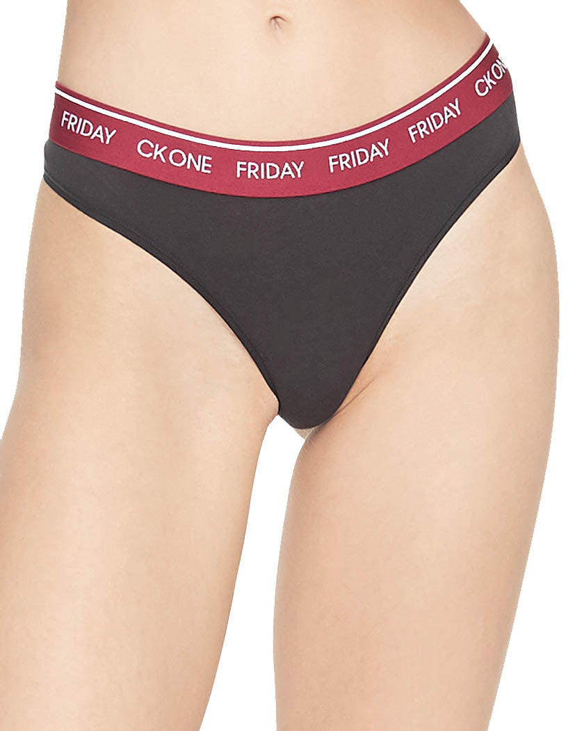 Buy Calvin Klein Women's CK One Days of The Week Thong 7 Pack