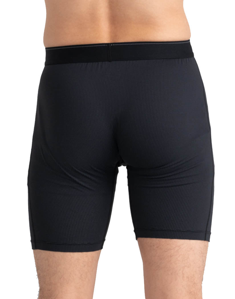 SAXX Men's Underwear – QUEST Quick Dry Mesh Long Leg Boxer Briefs with  Built-In Pouch Support – Underwear for Men