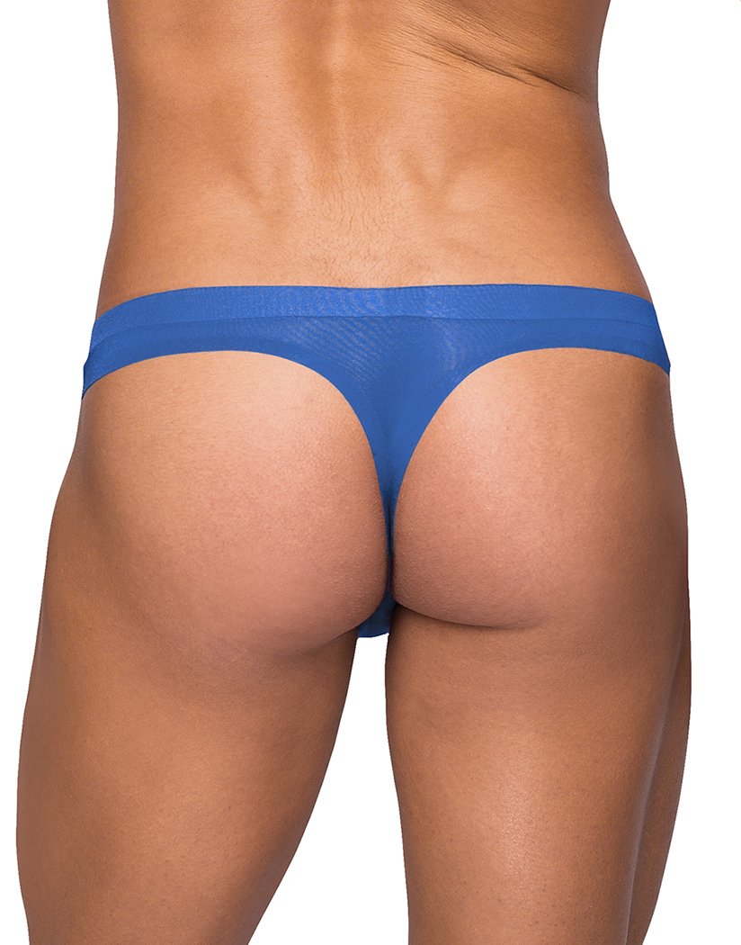 Mens Mesh See-through Pouch G-string Briefs Underwear T-back Thong V-string  #