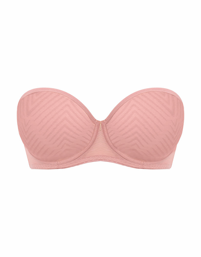 Freya Deco Underwire Molded Strapless Bra in Nude - Busted Bra Shop