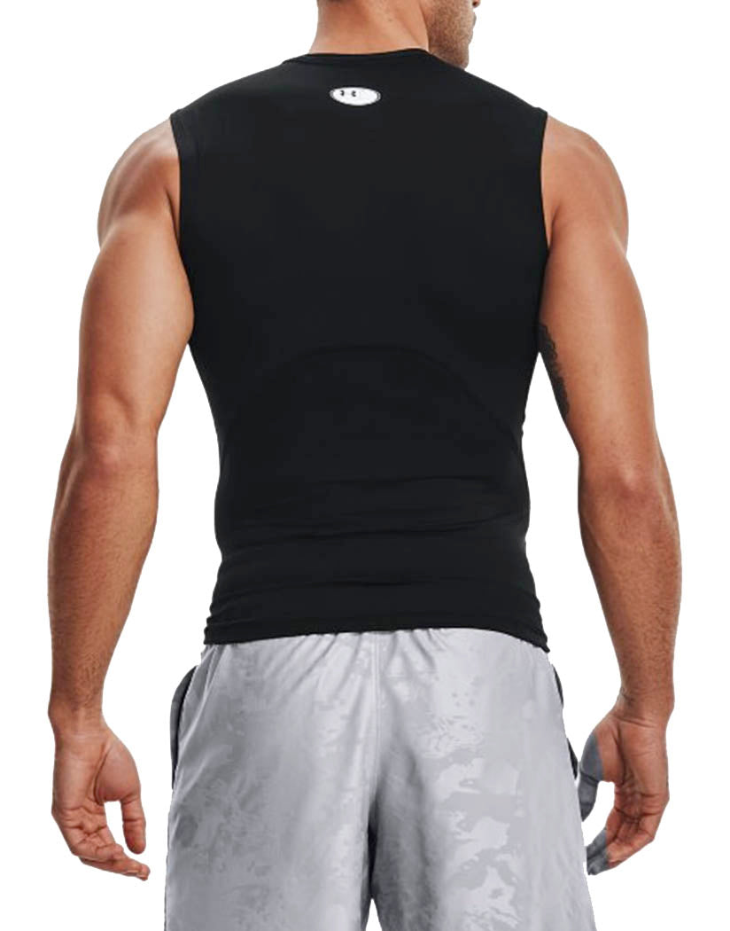 Under Armour Men's HeatGear Armour Compression Sleeveless Shirt 1361522  Black