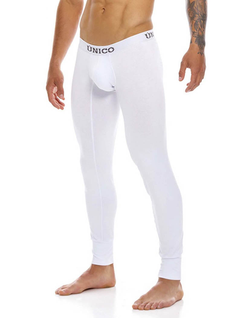 Men's Ribbed Athletic Yoga Leggings Stretchy Bulge Pouch Skinny Pants  Underwear