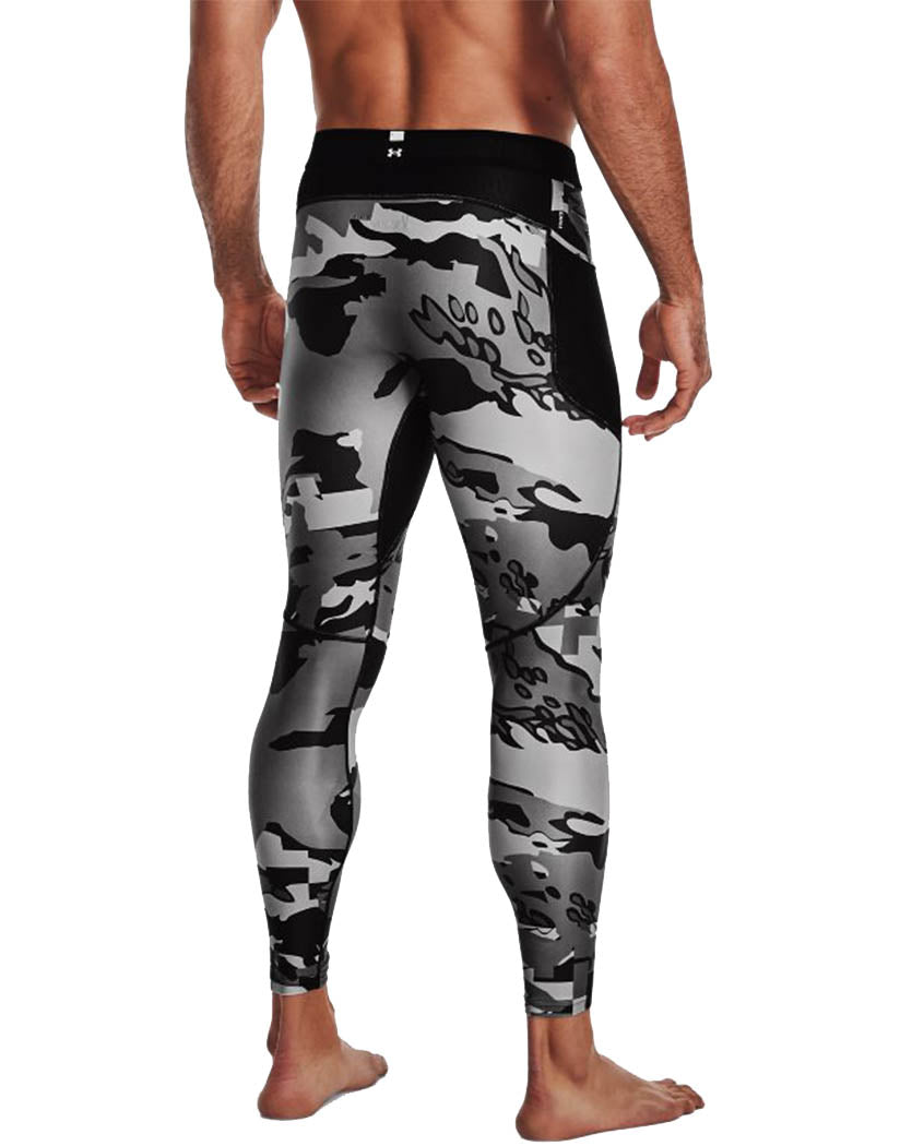 UNDER ARMOUR Printed Men Black Tights - Buy UNDER ARMOUR Printed