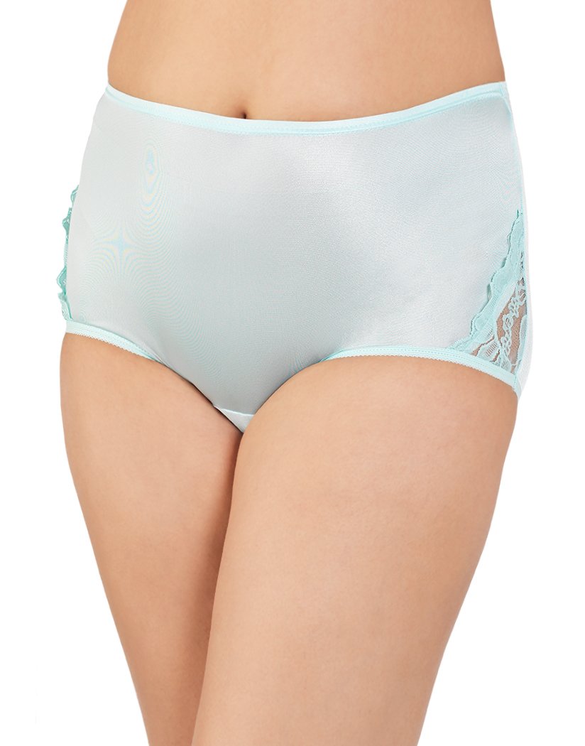 Vanity Fair Radiant Womens String Bikini Underwear Panties 3-Pair Nylon  (A), 3XL