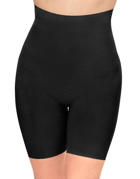 TrueShapers Knee Length Body Shaper with Firm Compression butt