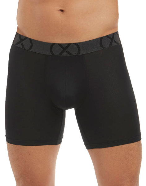 2(X)IST Mens Essential 100% Cotton Long John Underwear - Black S (28-30)  NIB